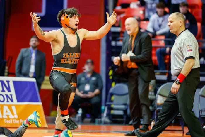 Illinois state wrestling championships February 18 2023 Nate Latsch 15453